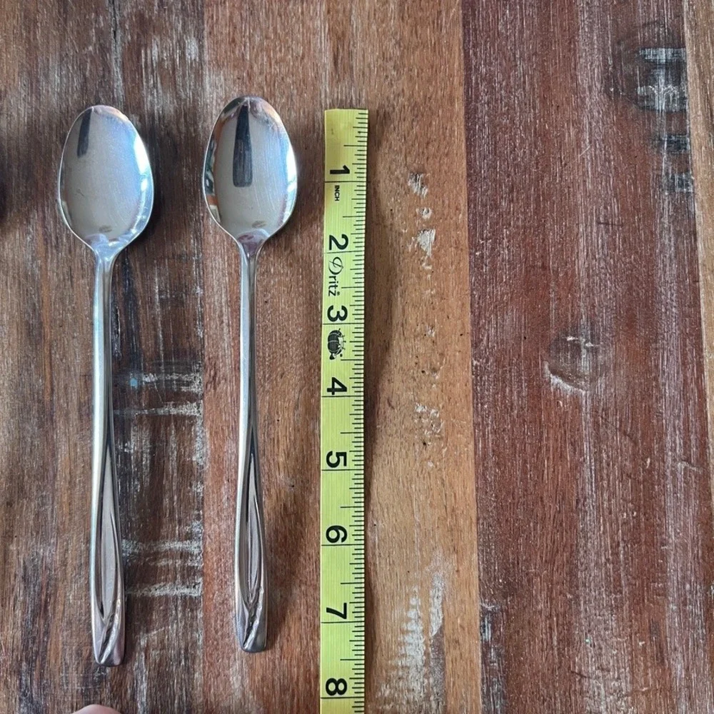 Rogers International Iced Tea Spoons - Set of 5 - Stainless Steel - MCM